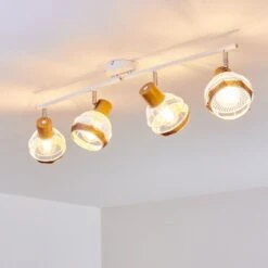 Bariloche Deckenleuchte Chrom, Weiß, 4-flammig -Lampe Verkäufe bariloche deckenleuchte h3322550 12