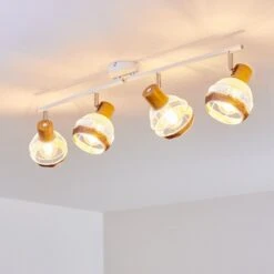 Bariloche Deckenleuchte Chrom, Weiß, 4-flammig -Lampe Verkäufe bariloche deckenleuchte h3322550 4