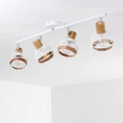 Bariloche Deckenleuchte Chrom, Weiß, 4-flammig -Lampe Verkäufe bariloche deckenleuchte h3322550 5