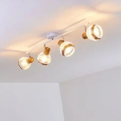 Bariloche Deckenleuchte Chrom, Weiß, 4-flammig -Lampe Verkäufe bariloche deckenleuchte h3322550 6