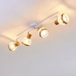 Bariloche Deckenleuchte Chrom, Weiß, 4-flammig -Lampe Verkäufe bariloche deckenleuchte h3322550 8