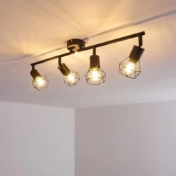 Baripada Deckenleuchte Schwarz, 4-flammig -Lampe Verkäufe baripada deckenleuchte h3326831 12