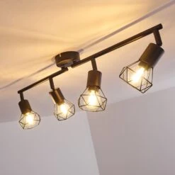 Baripada Deckenleuchte Schwarz, 4-flammig -Lampe Verkäufe baripada deckenleuchte h3326831 14