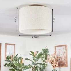 Bassagoda Deckenleuchte Glas 40 Cm Beige, Weiß, 1-flammig -Lampe Verkäufe bassagoda deckenleuchte glas 40 cm h3942895 3