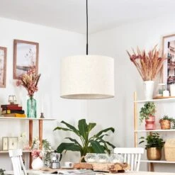 Bassagoda Hängeleuchte 40 Cm Beige, Weiß, 1-flammig -Lampe Verkäufe bassagoda haengeleuchte 40 cm h3946596 1