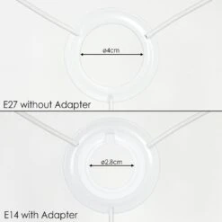 Lampenschirm Aus Stoff Bassagoda Lampenschirm 35 Cm Schwarz, Weiß -Lampe Verkäufe bassagoda lampenschirm 35 cm h3711095 1