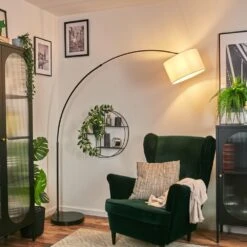 Bassagoda Stehleuchte 35 Cm Chrom, Schwarz, 1-flammig -Lampe Verkäufe bassagoda stehleuchte 35 cm h3965276 8