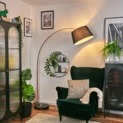 Bassagoda Stehleuchte 45 Cm Kupferfarben, Schwarz, 1-flammig -Lampe Verkäufe bassagoda stehleuchte 45 cm h3950715 6