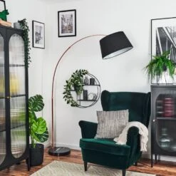 Bassagoda Stehleuchte 45 Cm Kupferfarben, Schwarz, 1-flammig -Lampe Verkäufe bassagoda stehleuchte 45 cm h3950715 9