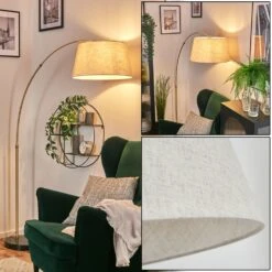 Bassagoda Stehleuchte 45 Cm Messing, Schwarz, 1-flammig