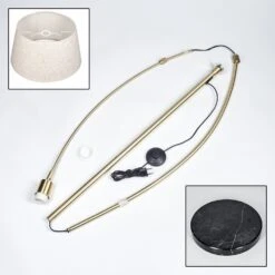 Bassagoda Stehleuchte 45 Cm Messing, Schwarz, 1-flammig -Lampe Verkäufe bassagoda stehleuchte 45 cm h3961360 4