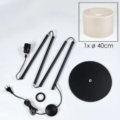 Bassagoda Stehleuchte Beige, 1-flammig -Lampe Verkäufe bassagoda stehleuchte h3784235 4