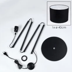 Bassagoda Stehleuchte Schwarz, Weiß, 1-flammig -Lampe Verkäufe bassagoda stehleuchte h3792834 4