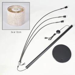 Bassagoda Stehleuchte Schwarz, 3-flammig -Lampe Verkäufe bassagoda stehleuchte h3896242 4