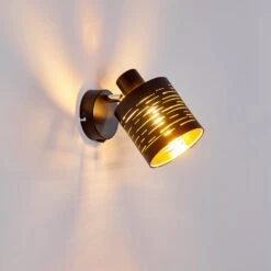 Bathinda Wandleuchte Schwarz, 1-flammig 32 Bathinda Wandleuchte Schwarz, 1-flammig -Lampe Verkäufe bathinda wandleuchte h3322598 10