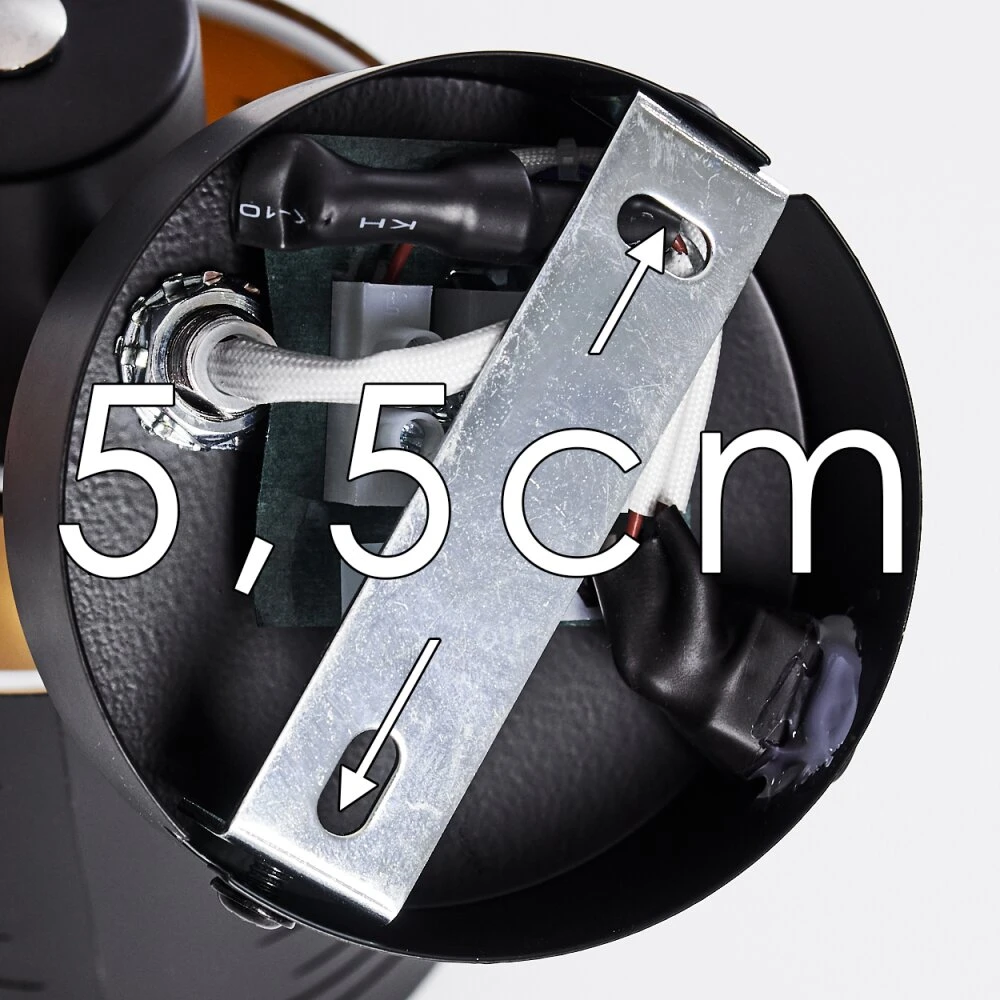 Bathinda Wandleuchte Schwarz, 1-flammig 22 Bathinda Wandleuchte Schwarz, 1-flammig – Bild 20