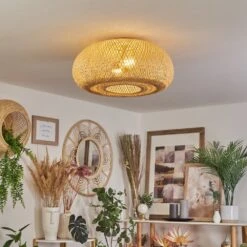 Bauro Deckenleuchte Naturfarben, 2-flammig -Lampe Verkäufe bauro deckenleuchte h3462591 6