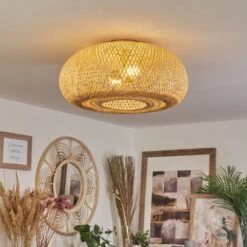 Bauro Deckenleuchte Naturfarben, 2-flammig -Lampe Verkäufe bauro deckenleuchte h3462591 8