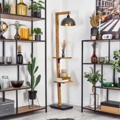 Baval Stehleuchte Naturfarben, Schwarz, 1-flammig -Lampe Verkäufe baval stehleuchte h3823606 9