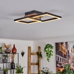 Bealo Deckenleuchte LED Braun, Holzoptik, 1-flammig -Lampe Verkäufe bealo deckenleuchte h3702109 6