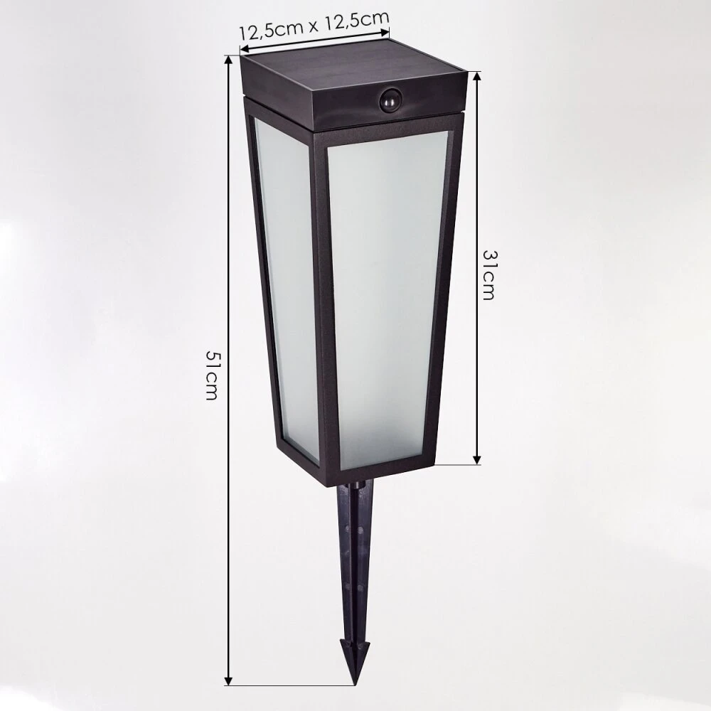 Begg Solar-Wegeleuchte LED Schwarz, 1-flammig, Bewegungsmelder, Farbwechsler 6 Begg Solar-Wegeleuchte LED Schwarz, 1-flammig, Bewegungsmelder, Farbwechsler – Bild 4