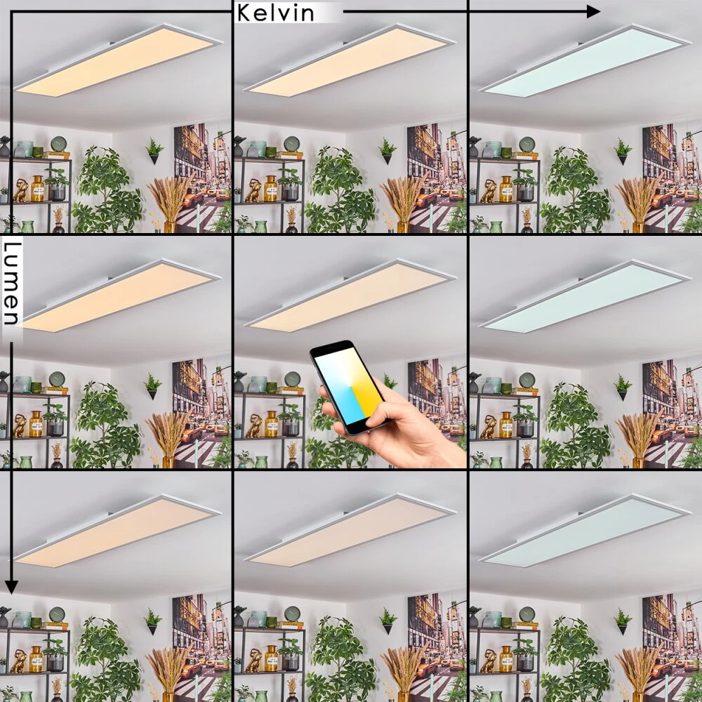 Belan Deckenpanel LED Weiß, 1-flammig 4 Belan Deckenpanel LED Weiß, 1-flammig – Bild 2