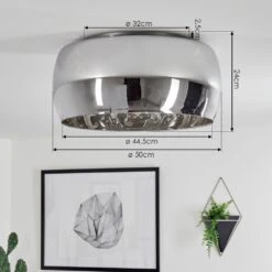 Belleguette Deckenleuchte Silber, 5-flammig -Lampe Verkäufe belleguette deckenleuchte h3618288 3