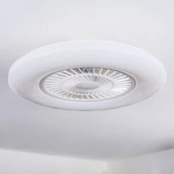 Benesal Deckenventilator Weiß, 1-flammig, Fernbedienung -Lampe Verkäufe benesal deckenventilator h3732137 7