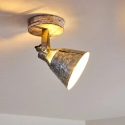 Berkeley Deckenleuchte Holz Hell, Verzinkt, 1-flammig -Lampe Verkäufe berkeley deckenleuchte h3325377 2