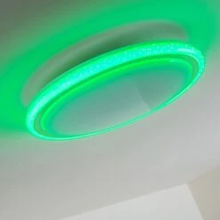 Bermeo Deckenleuchte LED Weiß, 2-flammig, Fernbedienung, Farbwechsler -Lampe Verkäufe bermeo deckenleuchte h3003985 15