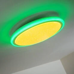 Bermeo Deckenleuchte LED Weiß, 2-flammig, Fernbedienung, Farbwechsler -Lampe Verkäufe bermeo deckenleuchte h3003985 17