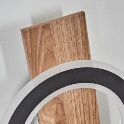 Besperia Wandleuchte LED Holzoptik, Schwarz, 1-flammig -Lampe Verkäufe besperia wandleuchte h3874462 5