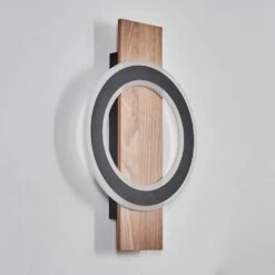 Besperia Wandleuchte LED Holzoptik, Schwarz, 1-flammig -Lampe Verkäufe besperia wandleuchte h3874462 7