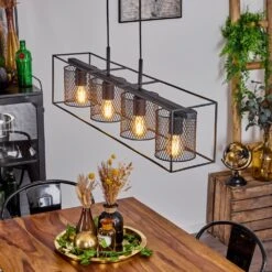 Bettaix Hängeleuchte Schwarz, 4-flammig -Lampe Verkäufe bettaix haengeleuchte h3617762 8