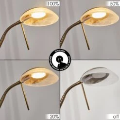 Biot Deckenfluter LED Altmessing, 2-flammig -Lampe Verkäufe biot deckenfluter h3551905 2