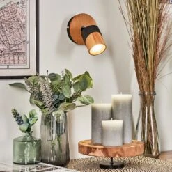 Blondo Wandleuchte Naturfarben, Schwarz, 1-flammig -Lampe Verkäufe blondo wandleuchte h3699003 8