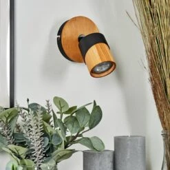 Blondo Wandleuchte Naturfarben, Schwarz, 1-flammig -Lampe Verkäufe blondo wandleuchte h3699003 9