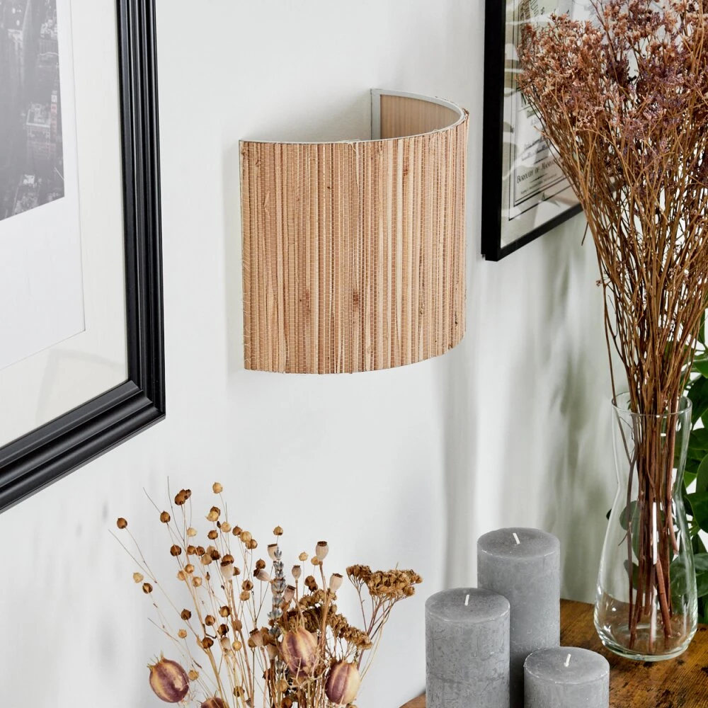 Bongal Wandleuchte Schwarz, 2-flammig 4 Bongal Wandleuchte Schwarz, 2-flammig – Bild 2