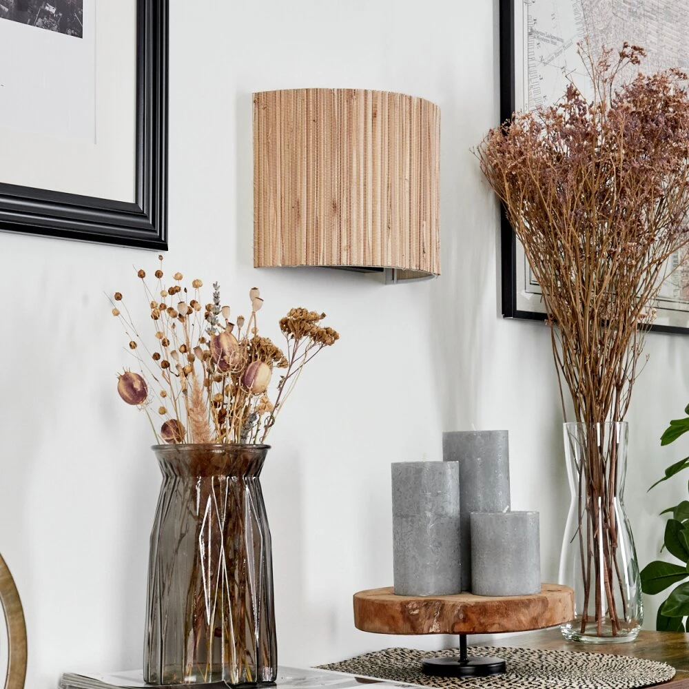 Bongal Wandleuchte Schwarz, 2-flammig 14 Bongal Wandleuchte Schwarz, 2-flammig – Bild 12