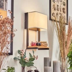 Bonigen Wandleuchte LED Naturfarben, Schwarz, 1-flammig -Lampe Verkäufe bonigen wandleuchte h3718742 10