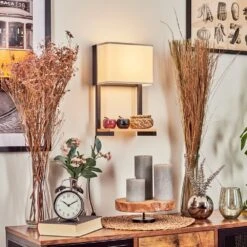 Bonigen Wandleuchte LED Naturfarben, Schwarz, 1-flammig -Lampe Verkäufe bonigen wandleuchte h3718742 8