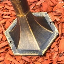 BORKAN Wegeleuchte Braun, Gold, 1-flammig, Bewegungsmelder -Lampe Verkäufe borkan wegeleuchte h3021361 do3 11