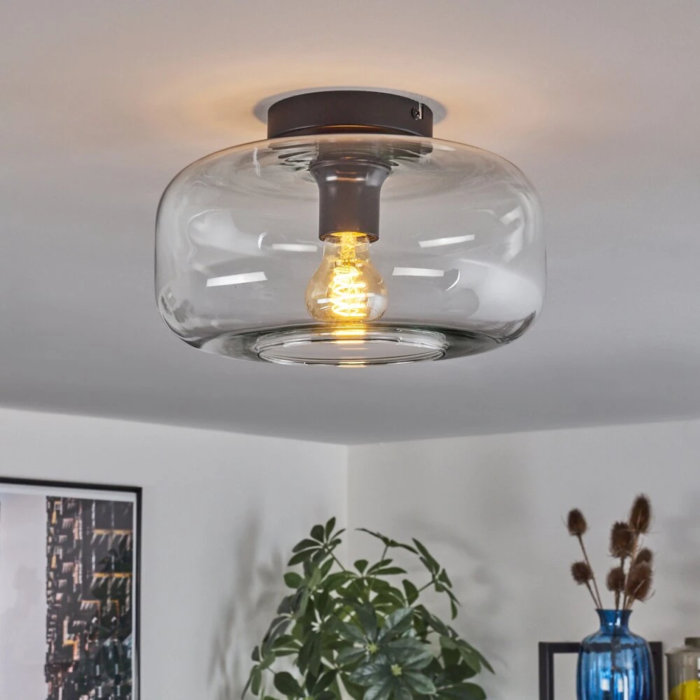 Boza Deckenleuchte Glas 28 Cm Klar, 1-flammig 11 Boza Deckenleuchte Glas 28 Cm Klar, 1-flammig – Bild 9