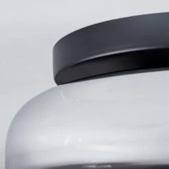 Boza Deckenleuchte Glas 28 Cm Chrom, Klar, Rauchfarben, 1-flammig -Lampe Verkäufe boza deckenleuchte glas 28 cm h3855409 5