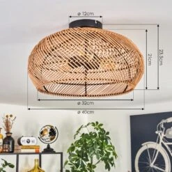 Brandala Deckenleuchte 40 Cm Schwarz, 3-flammig -Lampe Verkäufe brandala deckenleuchte 40 cm h3717042 3