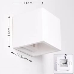 Braslo Wandleuchte Weiß, 1-flammig -Lampe Verkäufe braslo wandleuchte h3387856 1