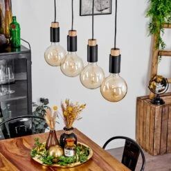 Brenier Hängeleuchte Naturfarben, Schwarz, 4-flammig -Lampe Verkäufe brenier haengeleuchte h3618301 11