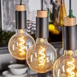 Brenier Hängeleuchte Naturfarben, Schwarz, 4-flammig -Lampe Verkäufe brenier haengeleuchte h3618301 13