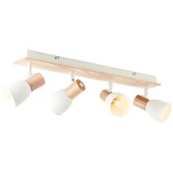 Brilliant Daintree Deckenleuchte Naturfarben, Weiß, 4-flammig -Lampe Verkäufe brilliant daintree deckenleuchte 99867 75 5