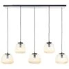 Brilliant Kaizen Pendelleuchte Schwarz, 5-flammig -Lampe Verkäufe brilliant kaizen pendelleuchte 60156 86 0